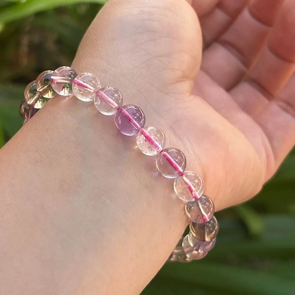 8mm stretchable super seven‎ bracelet